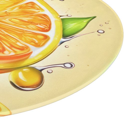 Orange Slice Splash Schneidebrett (Ecke)