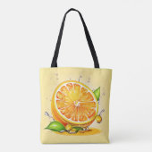 Orange Slice Splash Tasche (Rückseite)