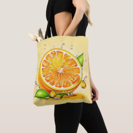 Orange Slice Splash Tasche
