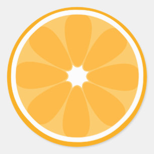 Orange Slice Sticker