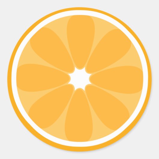 Orange Slice Sticker (Vorderseite)