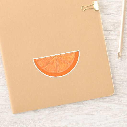 Orange Slice Sticker (Notizbuch)