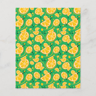 Orange Slice Sweet Juicy Muster Scapebook Papier