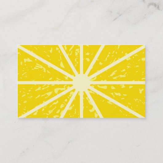 Orange Slice Visitenkarte (Rückseite)