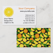 Orange Slice Visitenkarte (Vorne/Hinten)