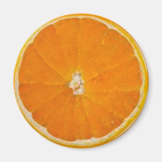 Orange Slice Watercolor - Magnet (Vorne)