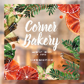 Orange Slices Cinnamon Sticks Shop Fensteraufkleber (Blatt 2)