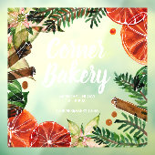 Orange Slices Cinnamon Sticks Shop Fensteraufkleber (Blatt 3)