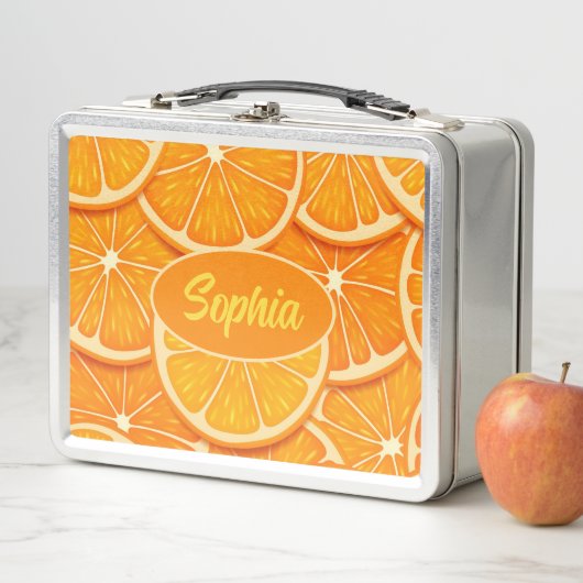 Orange Slices Metal Lunch Box (Beispiel)