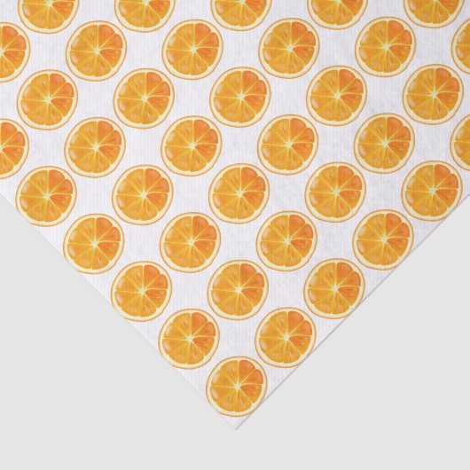 Orange Slices Pattern Seidenpapier (Ausschnitt)