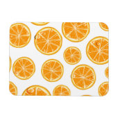 Orange Slices Vintage Stilmuster. Magnet (Horizontal)