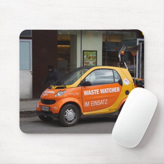 Orange Smart Car Mousepad (Mit Mouse)