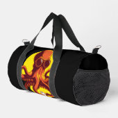 Orange Smart Octopus Duffle Bag (Rechte Ecke)