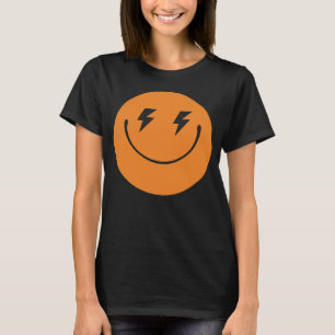 Orange Smile Face Happy lächelnd Gesicht Niedlich T-Shirt