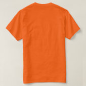 Orange Smiley Earth T-Shirt - Grüne Hoffnung (Design Rückseite)