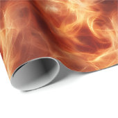 Orange Smoke Geschenkpapier (Rolleneckpunkt)