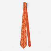 Orange Soap Bubbles Krawatte (Vorderseite)