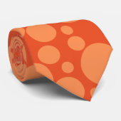 Orange Soap Bubbles Krawatte (Gerollt)