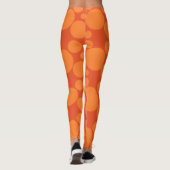 Orange Soap Bubbles Leggings (Rückseite)