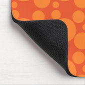 Orange Soap Bubbles Mousepad (Ecke)