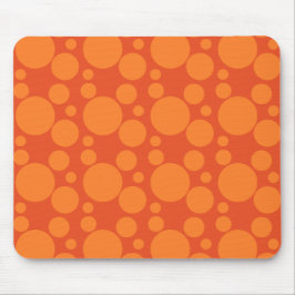 Orange Soap Bubbles Mousepad