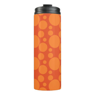 Orange Soap Bubbles Thermosbecher
