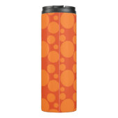 Orange Soap Bubbles Thermosbecher (Rückseite)