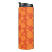 Orange Soap Bubbles Thermosbecher (Nach rechts gedreht)