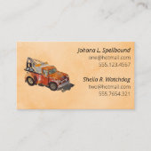 Orange Social introduction calling card-wrecker Visitenkarte (Vorderseite)