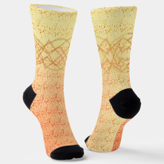Orange Socken (Gewinkelt)