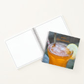 Orange Soda - anpassbares Sketch Notizblock (Innenseite)