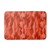 Orange Soda Monocolor Camouflage Badematte (Vorderseite)