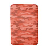 Orange Soda Monocolor Camouflage Badematte (Vorderseite Vertikal)