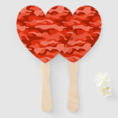 Orange Soda Monocolor Camouflage Fächer (Vorne und Hinten)