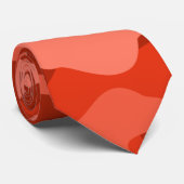 Orange Soda Monocolor Camouflage Krawatte (Gerollt)