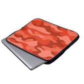 Orange Soda Monocolor Camouflage Laptopschutzhülle (Vorne Knopf)