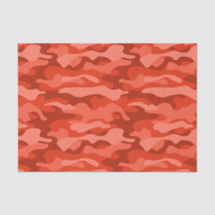 Orange Soda Monocolor Camouflage Seidenpapier