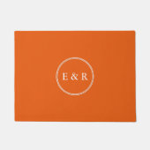 Orange Soda-Normallack-Trend Fußmatte (Vorderseite)