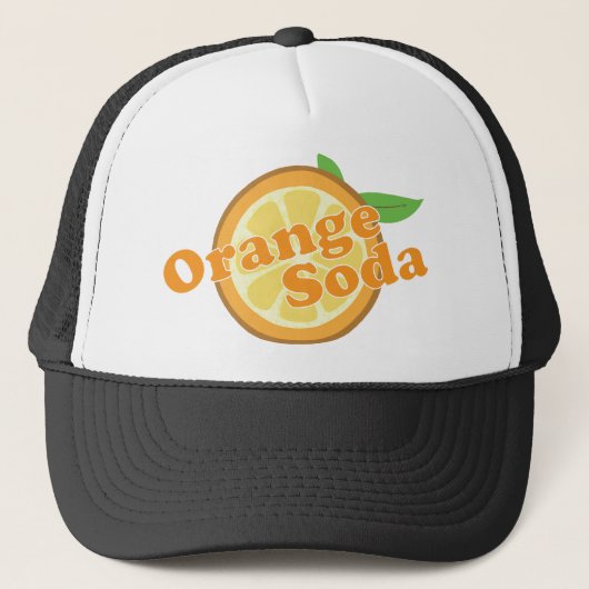 Orange Soda Truckerkappe (Vorderseite)
