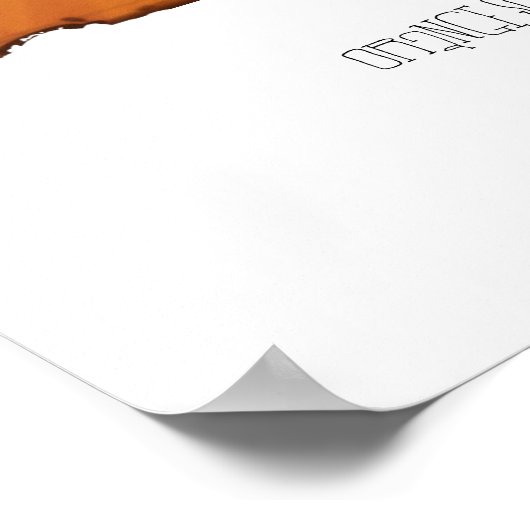 Orange Sodawitch Canvas Print Poster (Ecke)