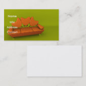 Orange Sofa Visitenkarte (Vorne/Hinten)