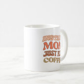 Orange sofortige Mama einfach Kaffee-Angebot hinzu Kaffeetasse (VorderseiteRechts)