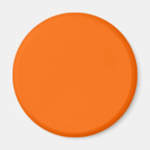Orange Solid Color Magnet (Vorne)