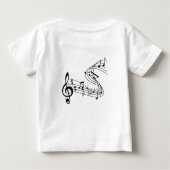 Orange Song Bird & Birdhouse Baby/Kleinkind T - Sh Baby T-shirt (Rückseite)