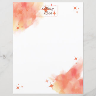 Orange Sonic Stationary