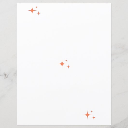 Orange Sonic Stationary (Rückseite)