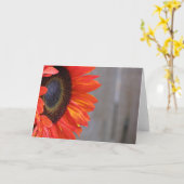 Orange Sonnenblume-Flamme Karte (Gelbe Blume)