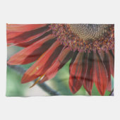 Orange Sonnenblume Geschirrtuch (Horizontal)