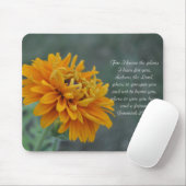 Orange Sonnenblume Jeremias 2911 Mousepad (Mit Mouse)
