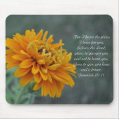 Orange Sonnenblume Jeremias 2911 Mousepad (Vorne)